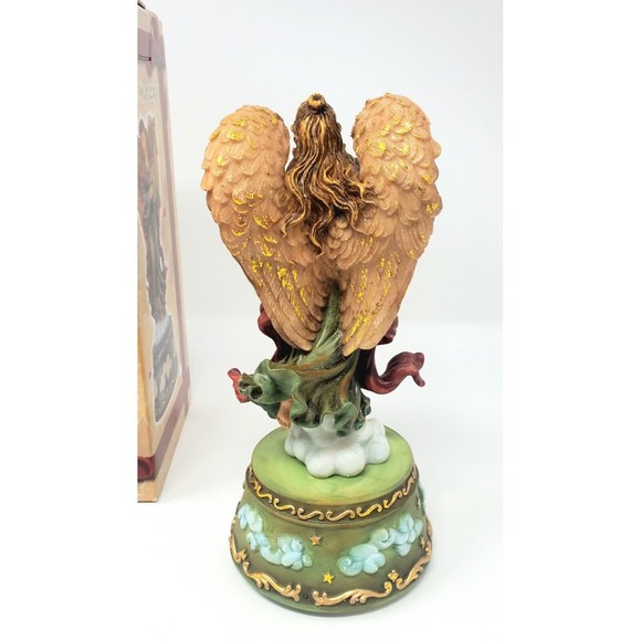 Sankyo Angel Music Box Figurine plays "Angels We Have Heard on High" - Picture 4 of 9